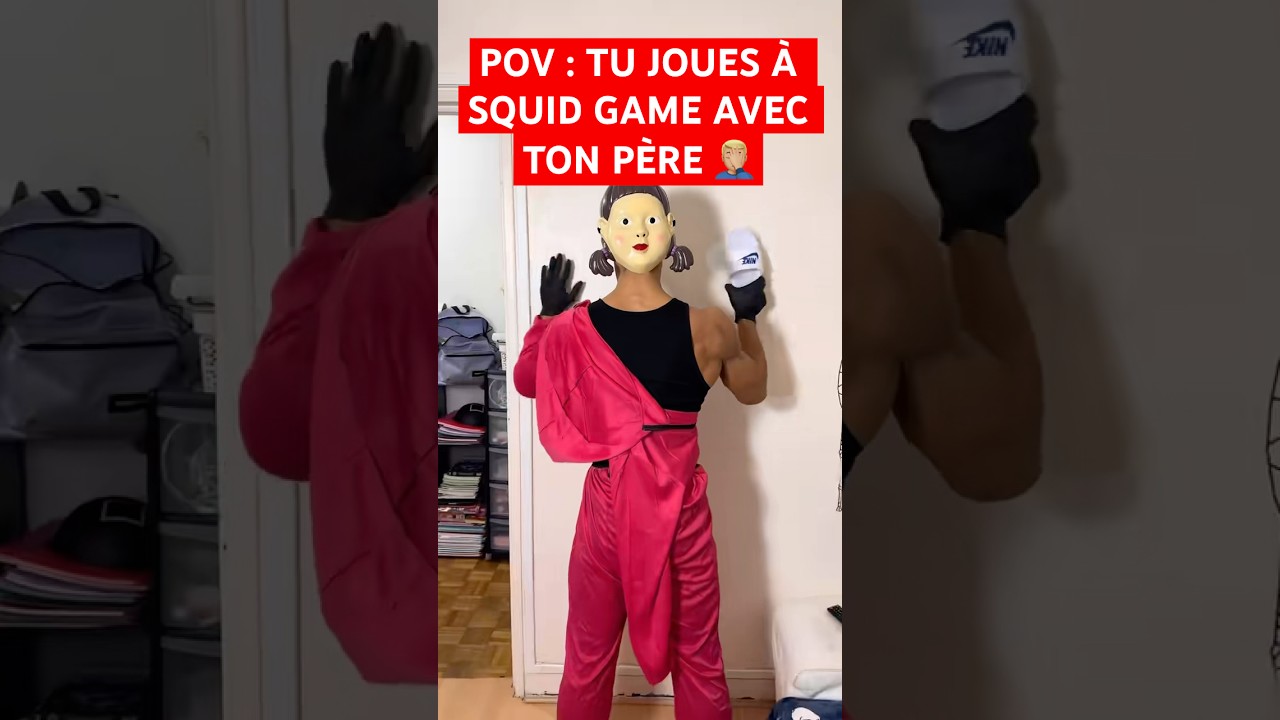 Jouer à Squid Game avec Papa 😂