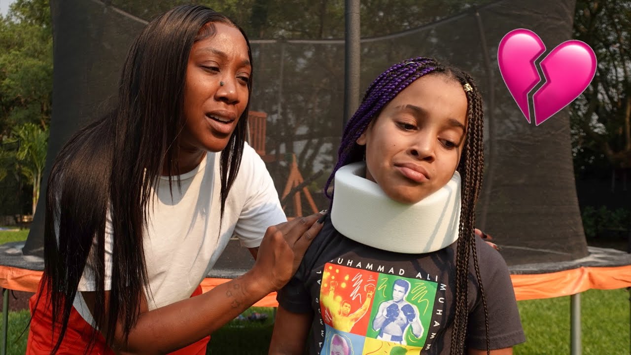 Cali Breaks Neck Jumping on Trampoline 😢