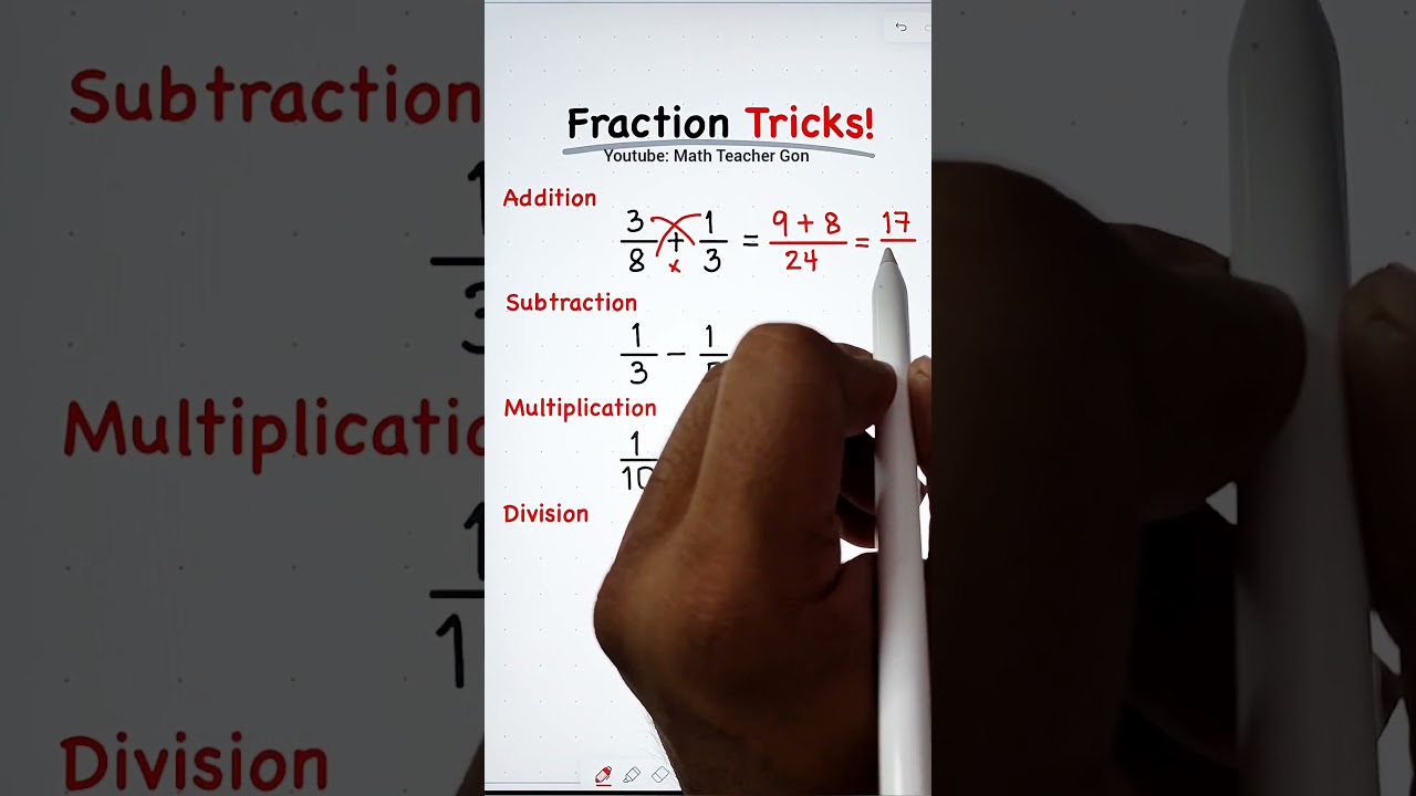 Effective Fraction Tricks for Better Math Understanding