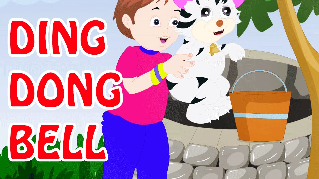 Ding Dong Bell | Fun English Nursery Rhyme 🎶