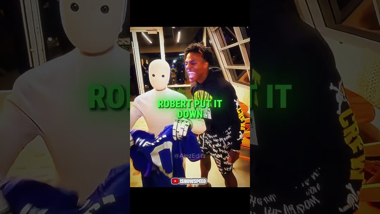 W Robert ❤️😂 #iShowSpeed #Robot