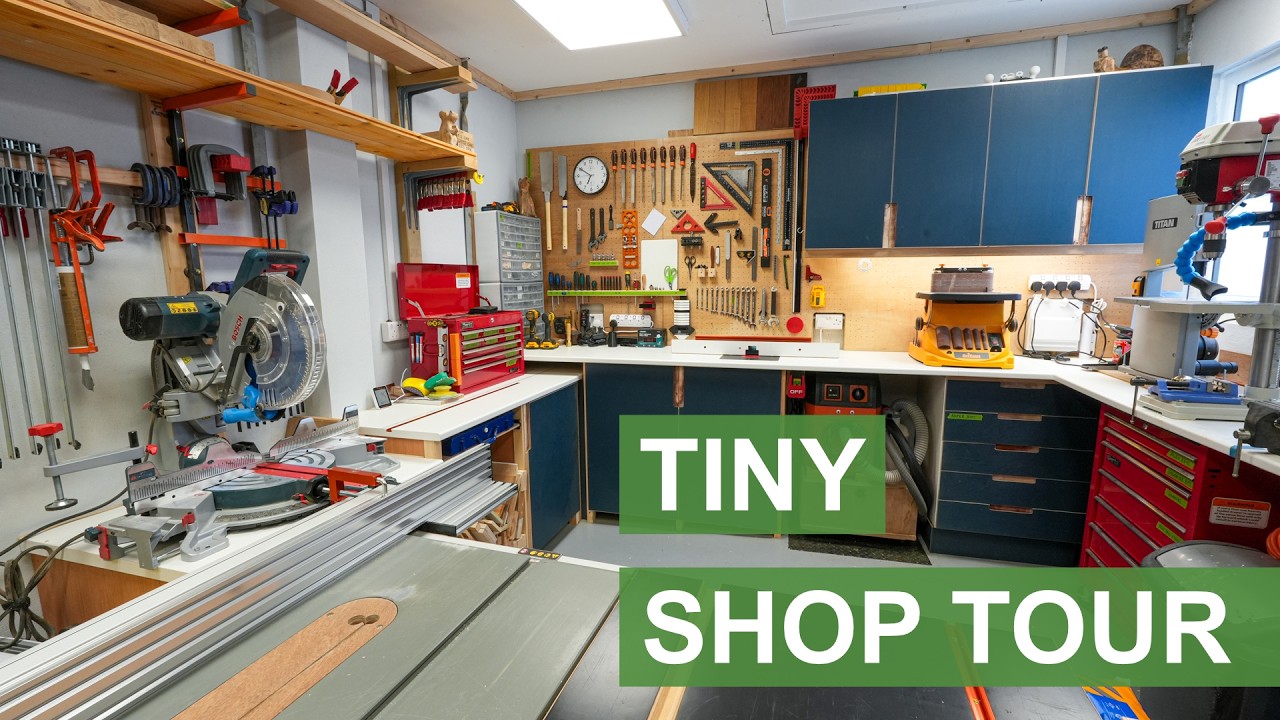 Small Workshop Tour | Fixing Issues & Optimizing Space (2025)