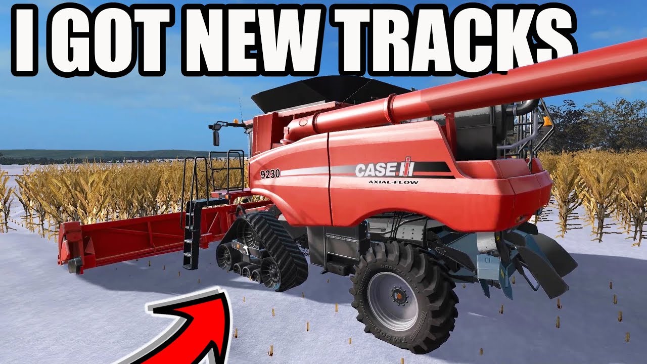 Farming Simulator 2017: Corn Harvest in Snow βοΈ | Ep #15