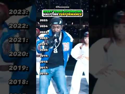 Super Bowl Halftime Show For EVERY Year