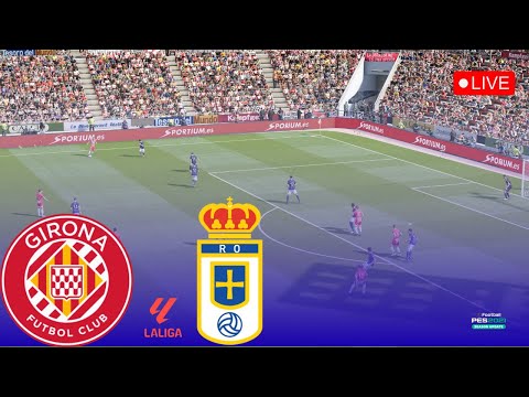 Girona vs Real Oviedo • La Liga 2025 • PES 21 Full Match Simulation