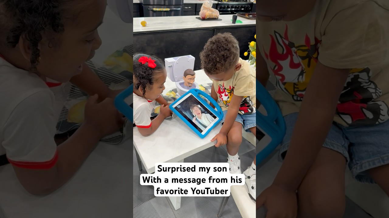 Surprised Mj With A message from his favorite YouTuber #shorts @BenAzelart