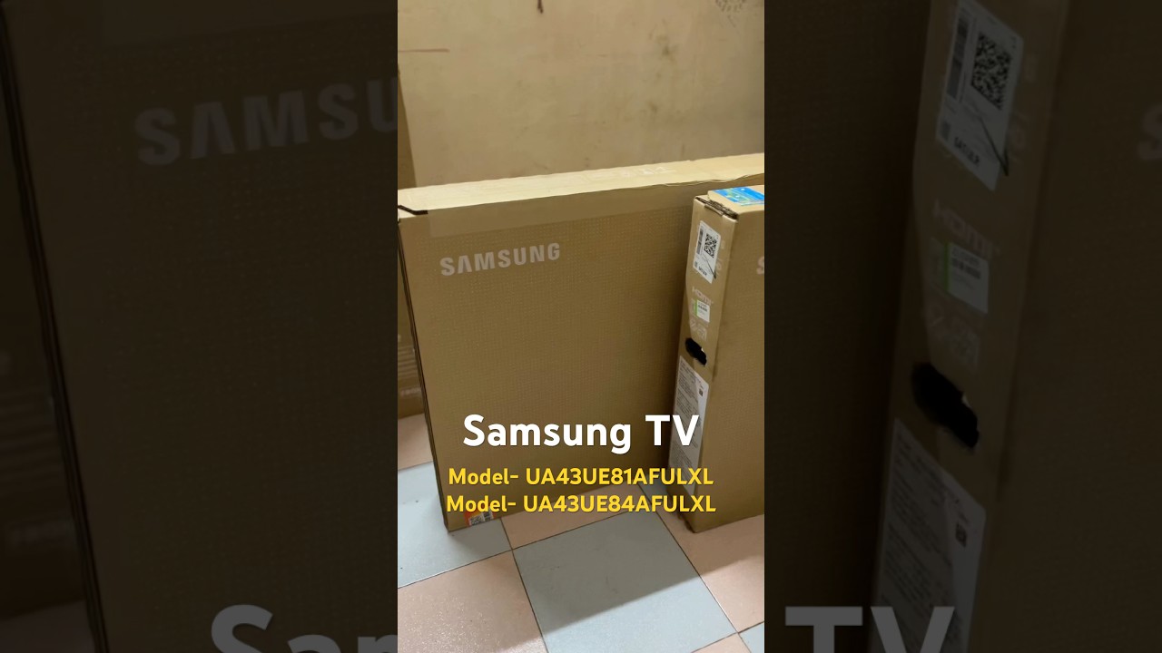 Samsung 43" 4K Ultra HD Smart TV Unboxing #shorts