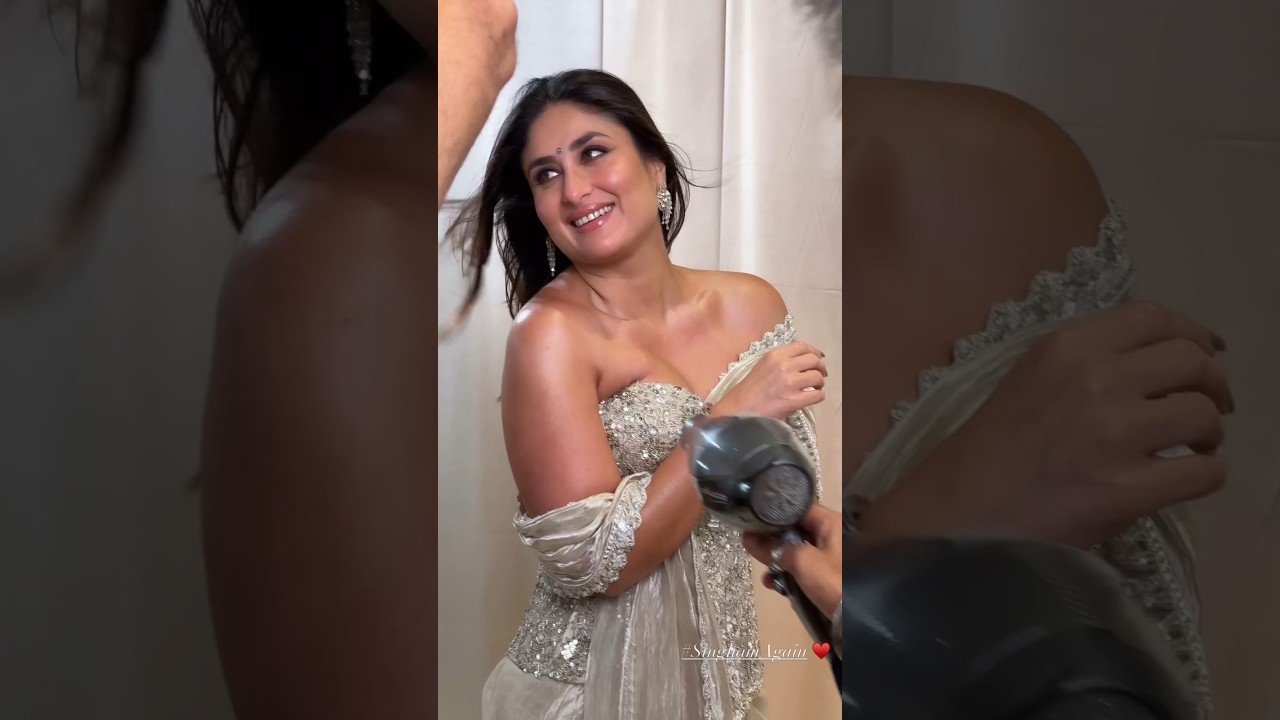 Kareena Kapoor's Stunning BTS Photoshoot Before 'Singham Again' Trailer Launch 🔥