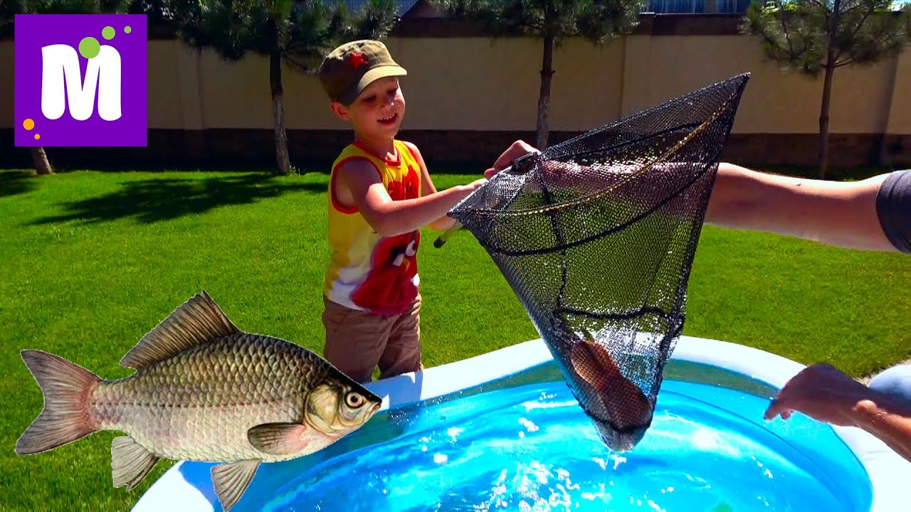 Рыбалка на карася и сома + Живые раки и крабы 🎣