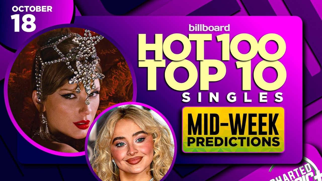 Mid-Week Billboard Hot 100 Top 10 Predictions for October 18, 2025 πΆ