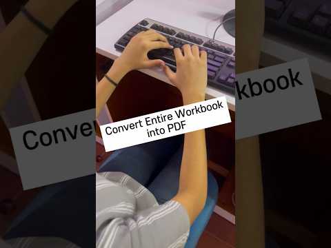 How to Save Entire Workbook As PDF From Excel #ytvideosshort #excelwalesir #exceltricks #training