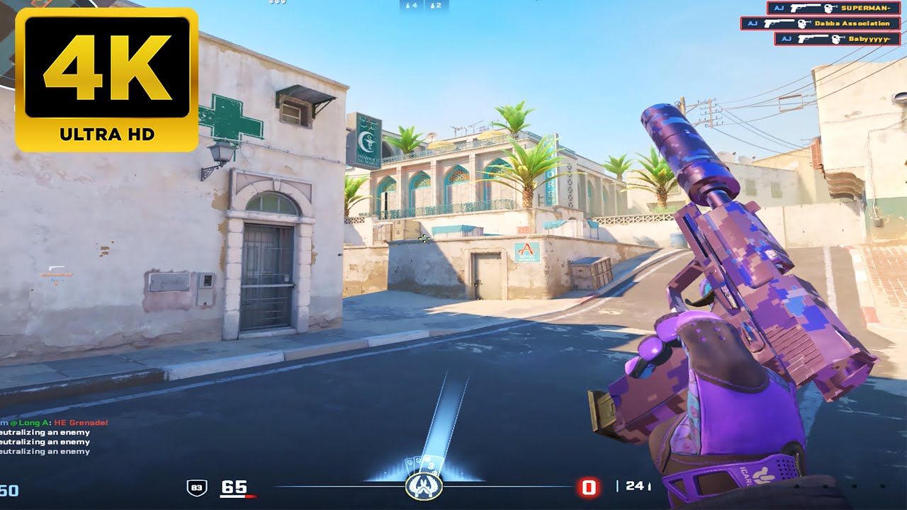 Counter Strike 2 -  Dust 2 - Full Gameplay