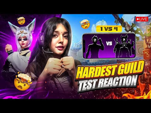 GUILD TEST ON LIVE || Annu Play || Road To 500K Booyah!❤ #freefirelive #shortfeed #femalegamer
