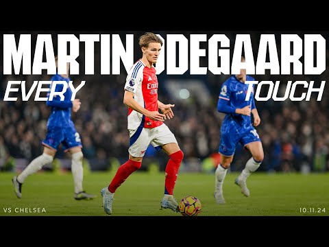 EVERY TOUCH | Martin Odegaard returns to action with a brilliant assist |  Chelsea vs Arsenal (1-1)