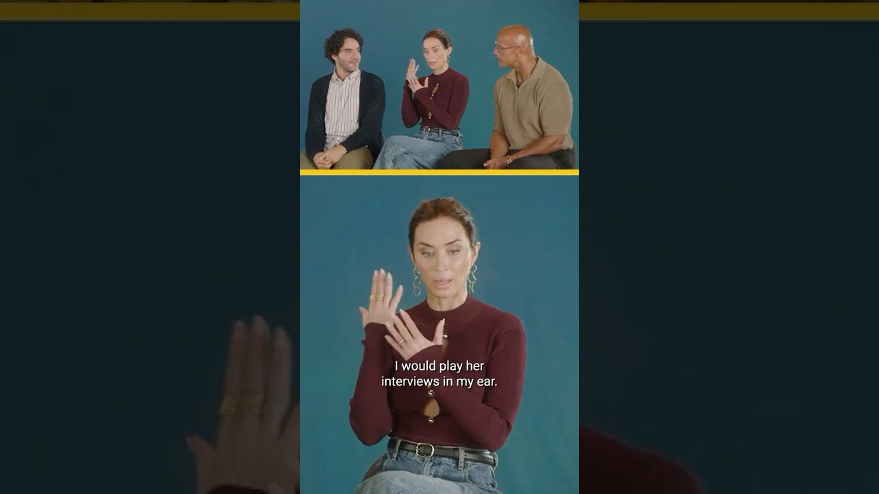 Emily Blunt's Accent Work & Dwayne Johnson Insights 🎬