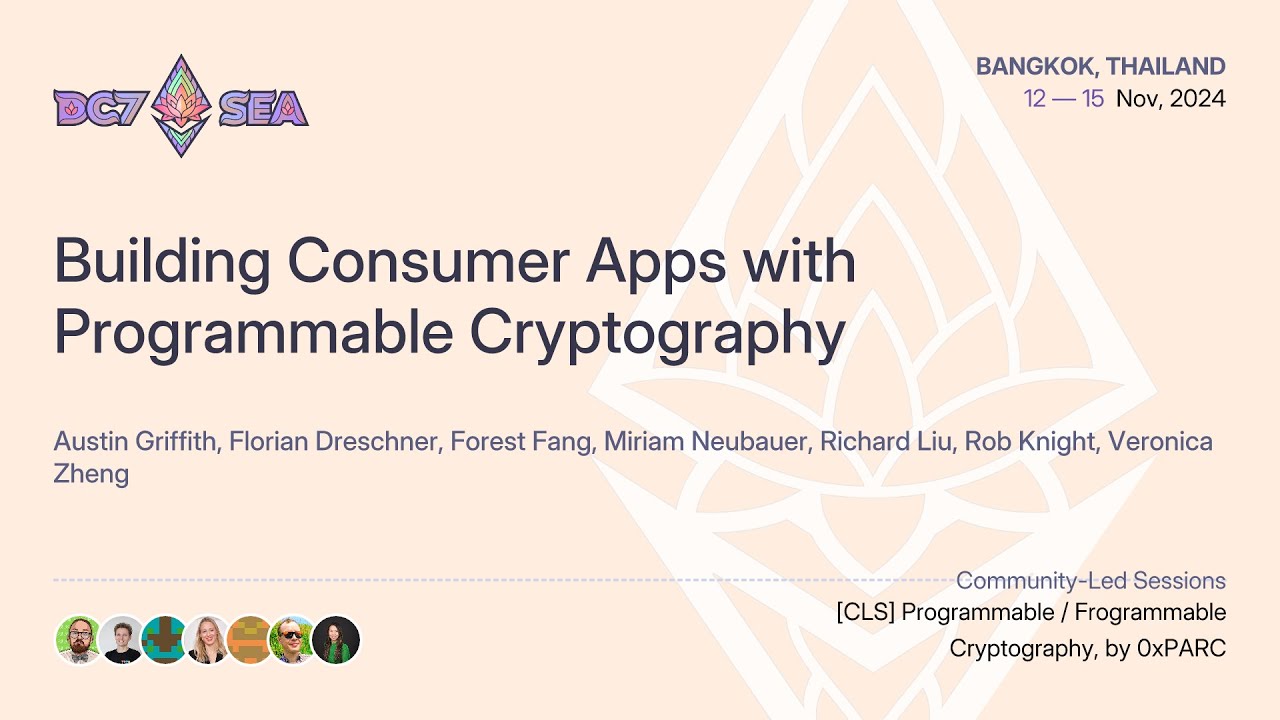 Building Consumer Apps with Programmable Cryptography | Devcon SEA