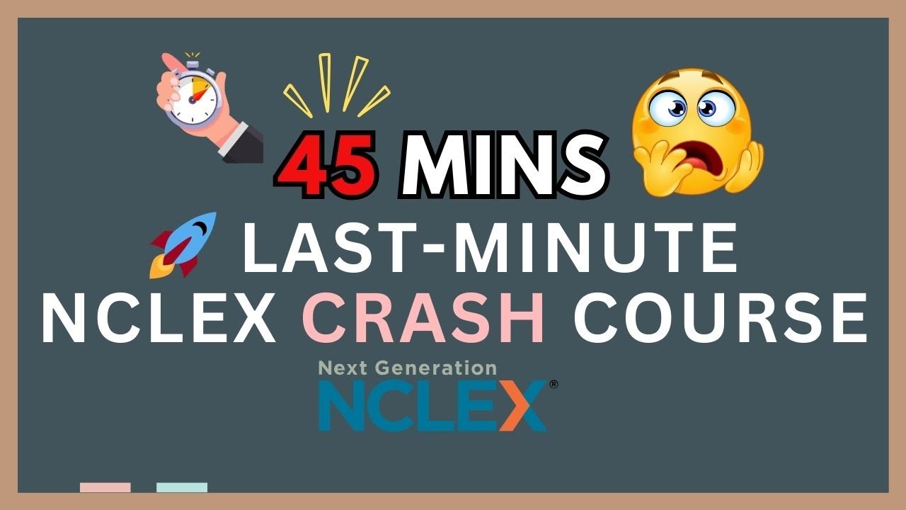 45-Min NCLEX Crash Course: Top Priority Topics π