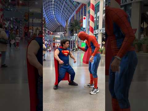 Superman vs Spiderman😱#shorts