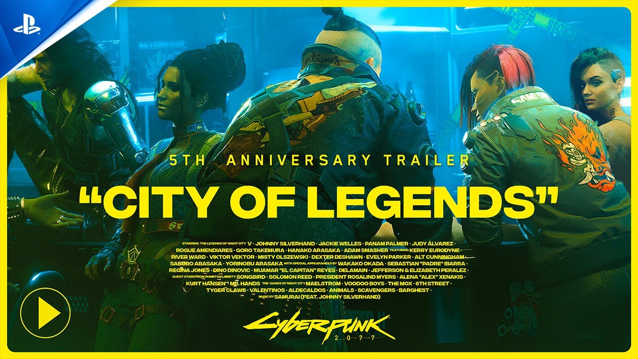 Cyberpunk 2077 5th Anniversary Trailer 🎉