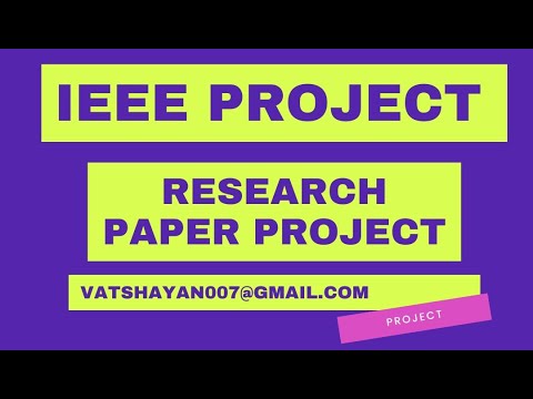 IEEE Projects || Final Year Projects || Research Paper Project