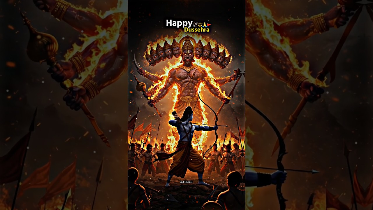 Happy Dussehra 2025! Jay Shree Ram Status 🎉