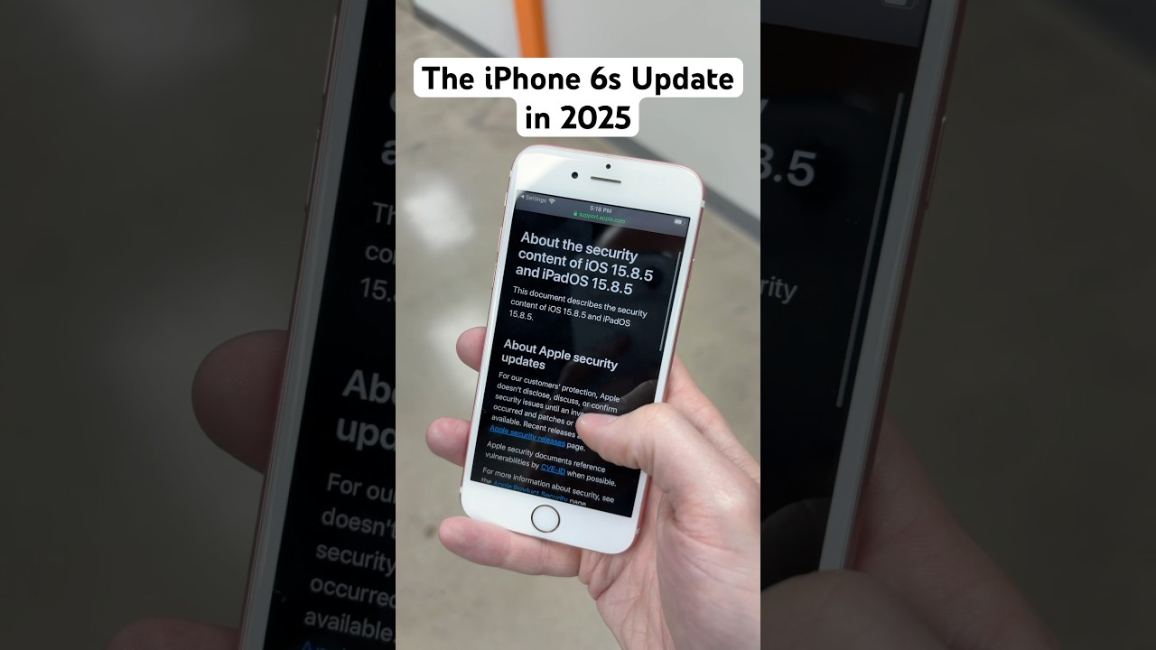 Apple Updates 10-Year-Old iPhone 6s 📱