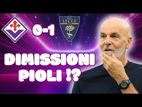 Dimissioni Pioli !? | Fiorentina Lecce 0-1 | Contestazione | Predè lascia| adesso Cambio Allenatore