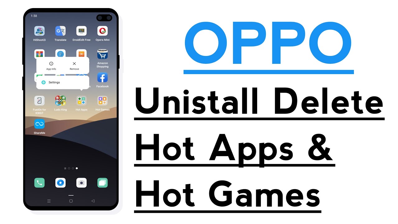 Remove OPPO Hot Apps & Games Easily