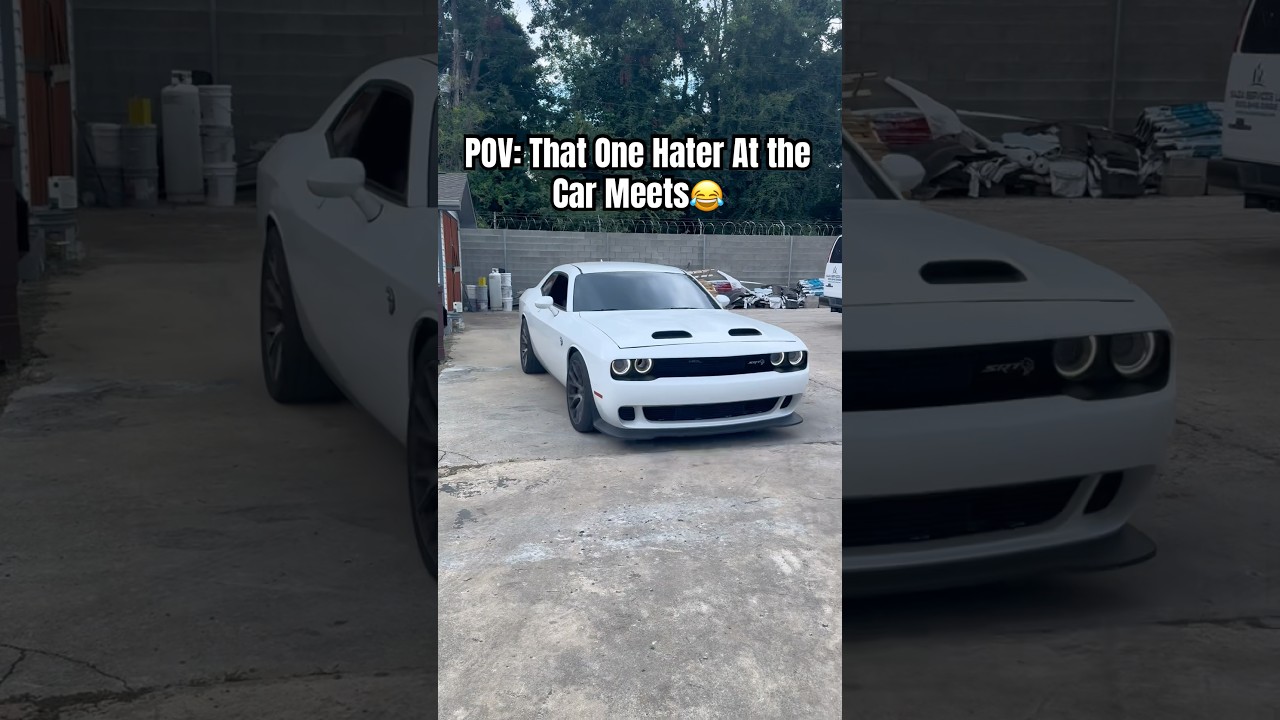 They always be hating 😭 #srt #trending #viral #carmeet #reels #dodge #funny #hellcat #cars #camaro