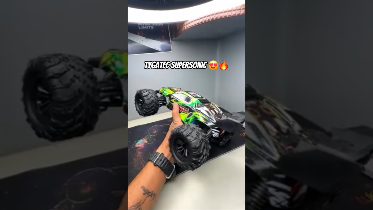 RC Tygatec Super Sonic Monster Car Unboxing & Test 🚗