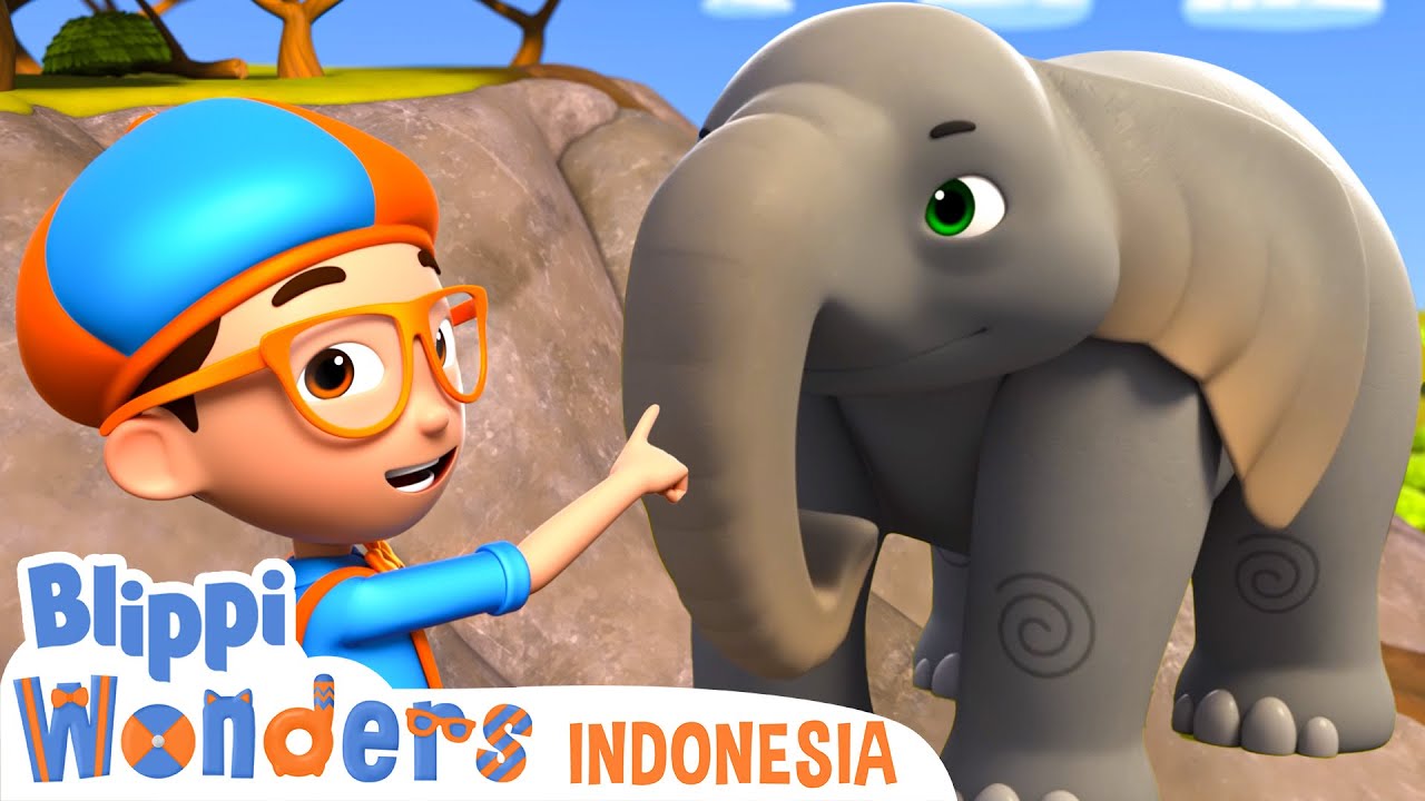 Blippi Wonders: Gajah dan Belalainya 🐘
