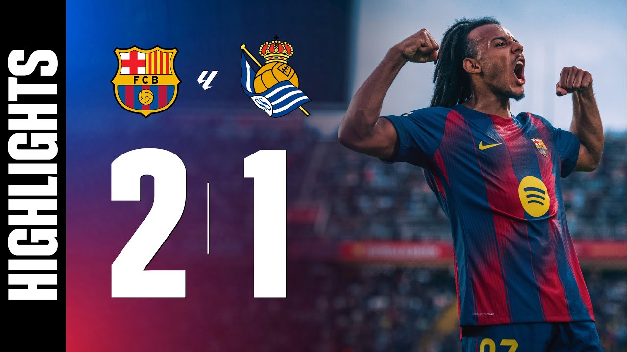 FC Barcelona Triumphs 2-1 Over Real Sociedad | La Liga 2025/26 MD07 ⚽