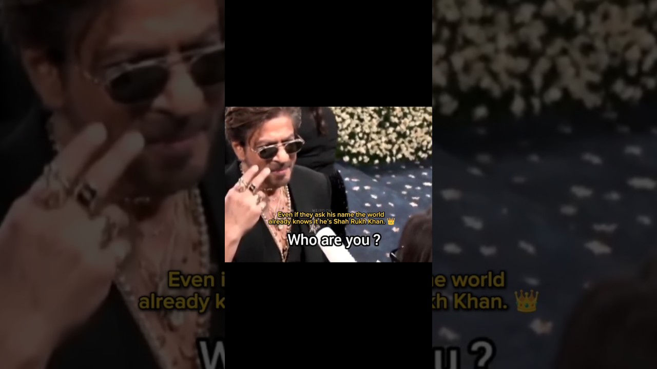 Did they recognise Shahrukh Khan in the Met Gala 2025? 😲