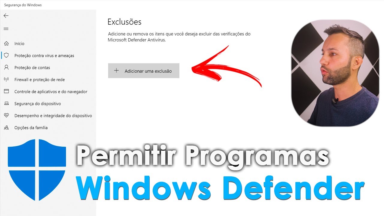 Permitir Programas Bloqueados pelo Windows Defender