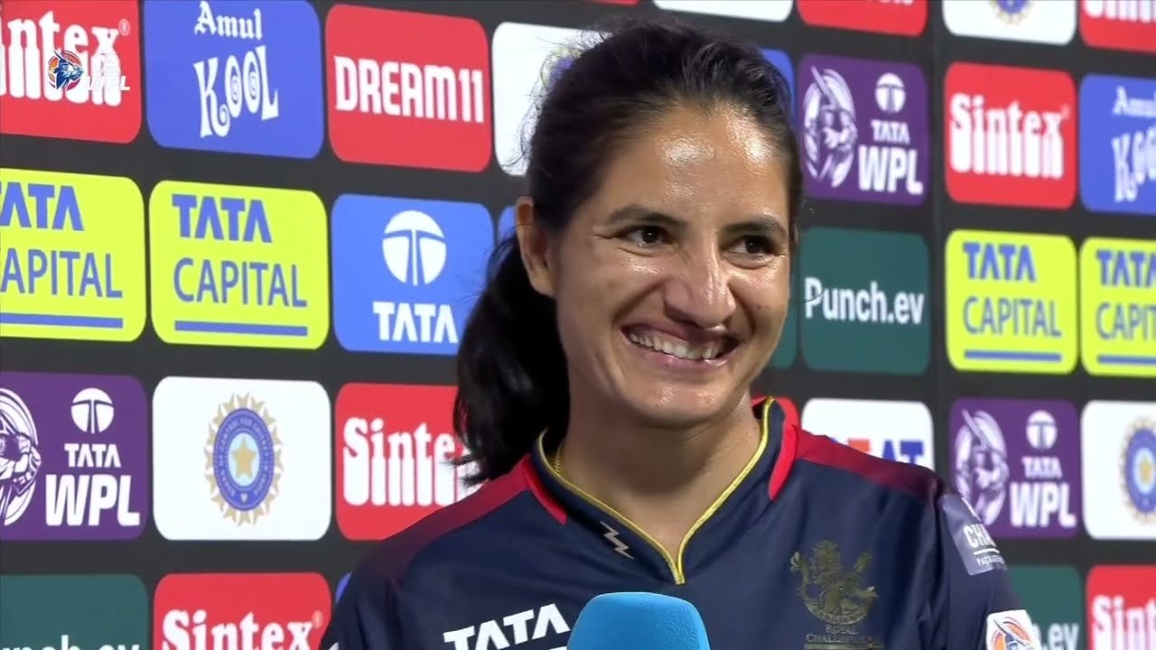 RCB vs GG: Renuka Singh Thakur Player of the Match 🏆