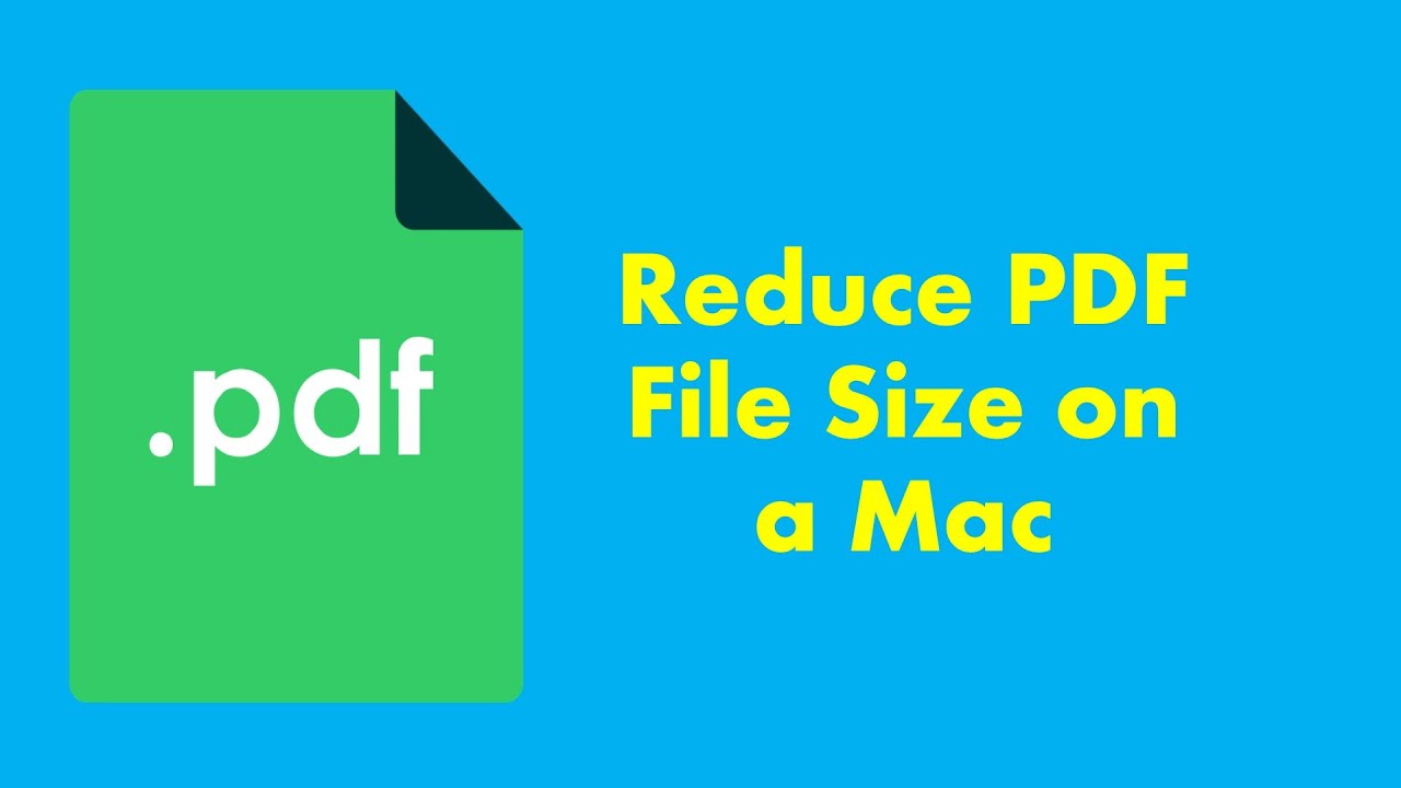 How to compress a PDF on a Mac in Acrobat