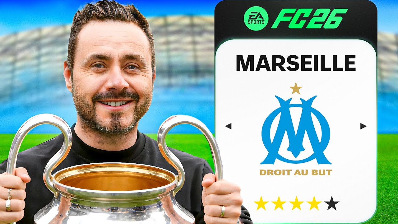 L'OM champion de la Ligue des Champions sur FC 26 ⚽