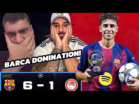🎯 Barcelona SMASH Olympiacos – Champions League Post-Match Analysis LIVE! @MadridistaSam123