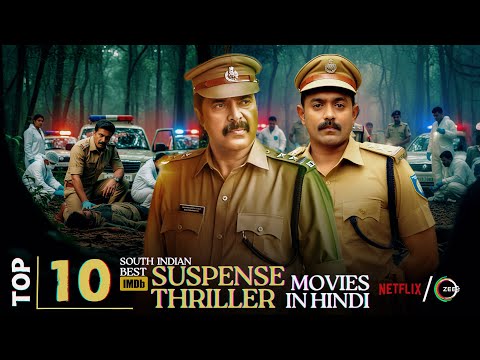 Top 10 Best South Suspense Thriller Movies in Hindi Dubbed | Murder Mystery Thriller Movies |