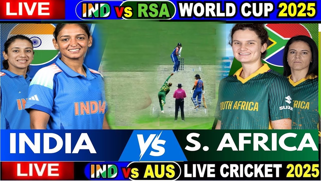 India Women vs South Africa Women Live Score | Cricket World Cup 2025 π