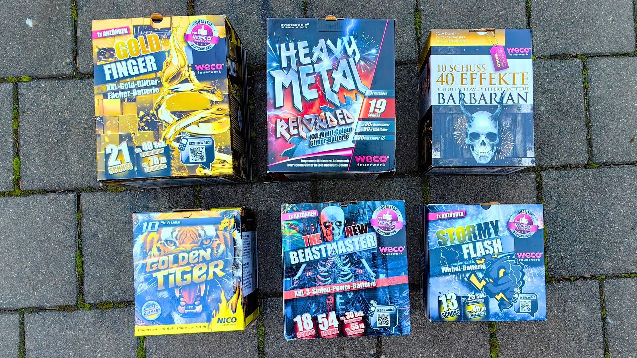 DIE FETTESTEN 30mm BATTERIEN FÜR SILVESTER 2025! Lidl, Aldi, Penny😲