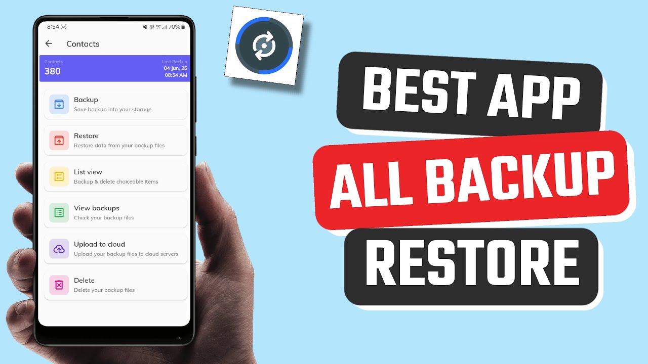 Top All-in-One Backup & Restore App for Android π±
