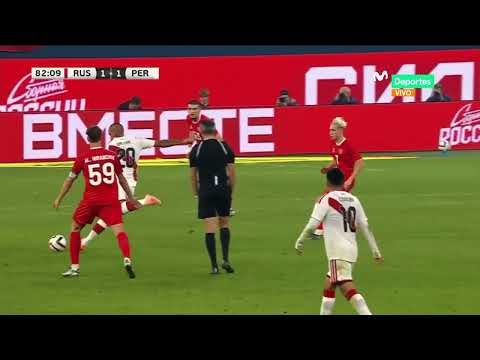RUSIA VS. PERÚ: GOLAZO DE ALEX VALERA PARA EMPATAR EL MARCADOR | AMISTOSO INTERNACIONAL 🇷🇺⚽🇵🇪