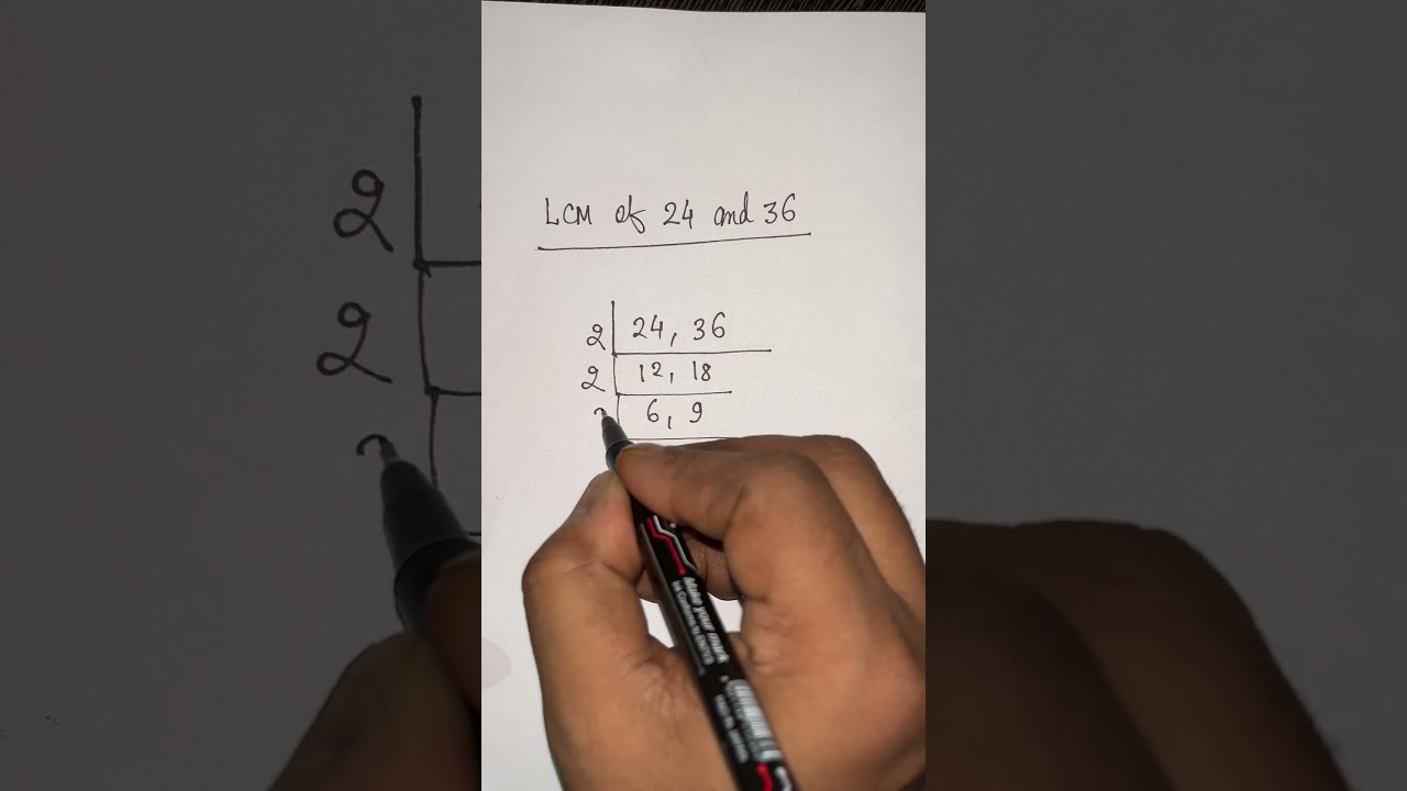 Find the LCM of 24 and 36 | Easy Math Explained 🧮