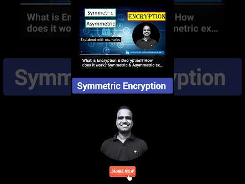 What is Symmetric Encryption? 💥 #encryption #shorts - 334