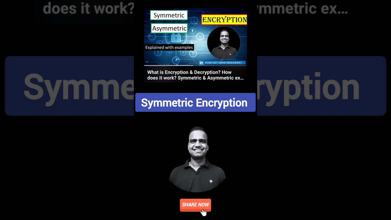 Symmetric Encryption Explained 🔐 | How It Secures Your Data