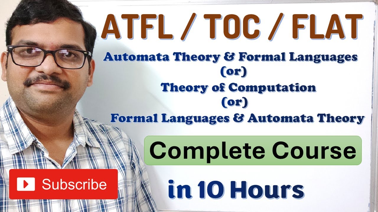 Automata Theory & Formal Languages Simplified | Complete Course with TOC 📘