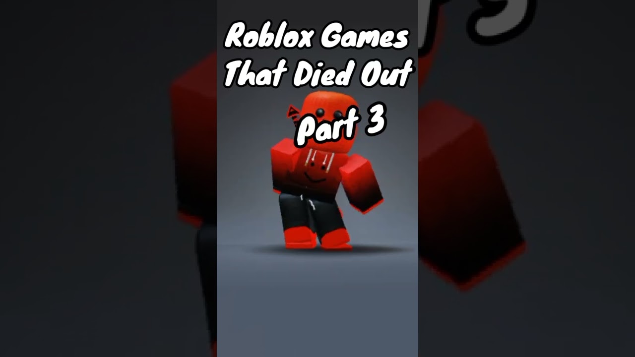 roblox games that died out! 😥 #shorts #roblox