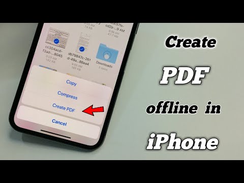 How to convert Photos to PDF in iPhone || How to make PDF file from Photos in iPhone  ✔✔