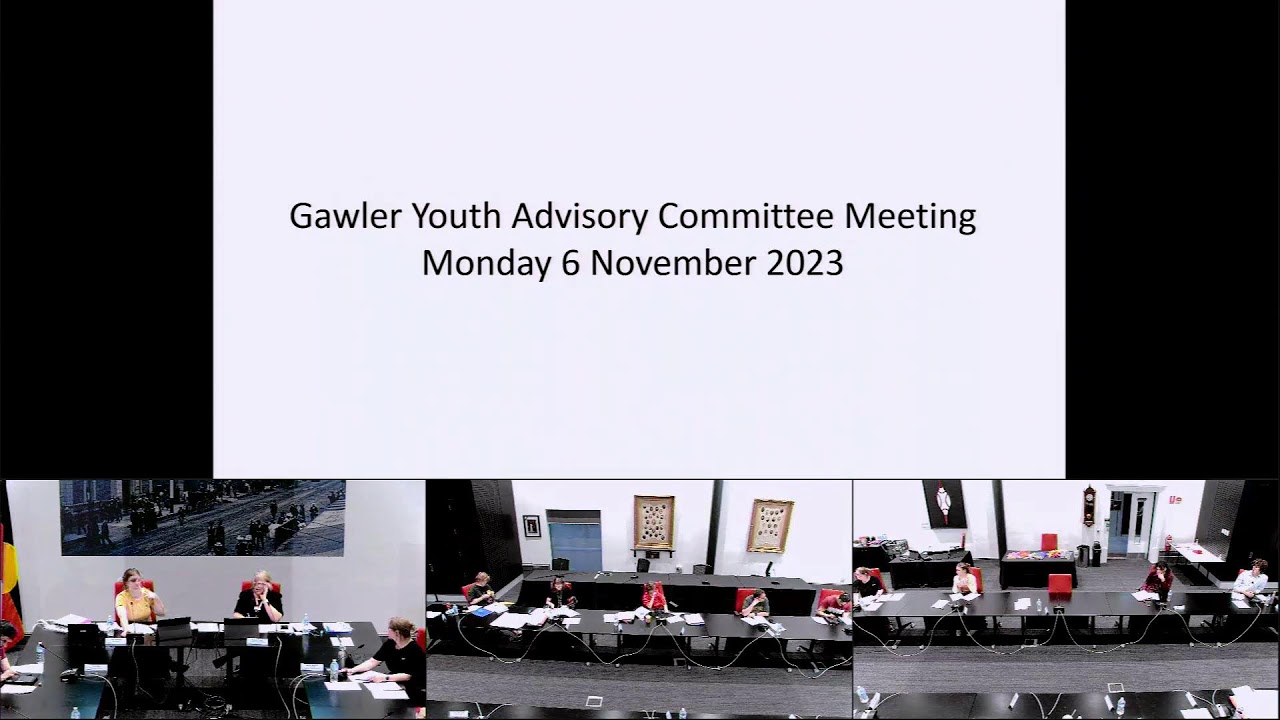 Gawler Youth Advisory Meeting - Nov 6, 2023